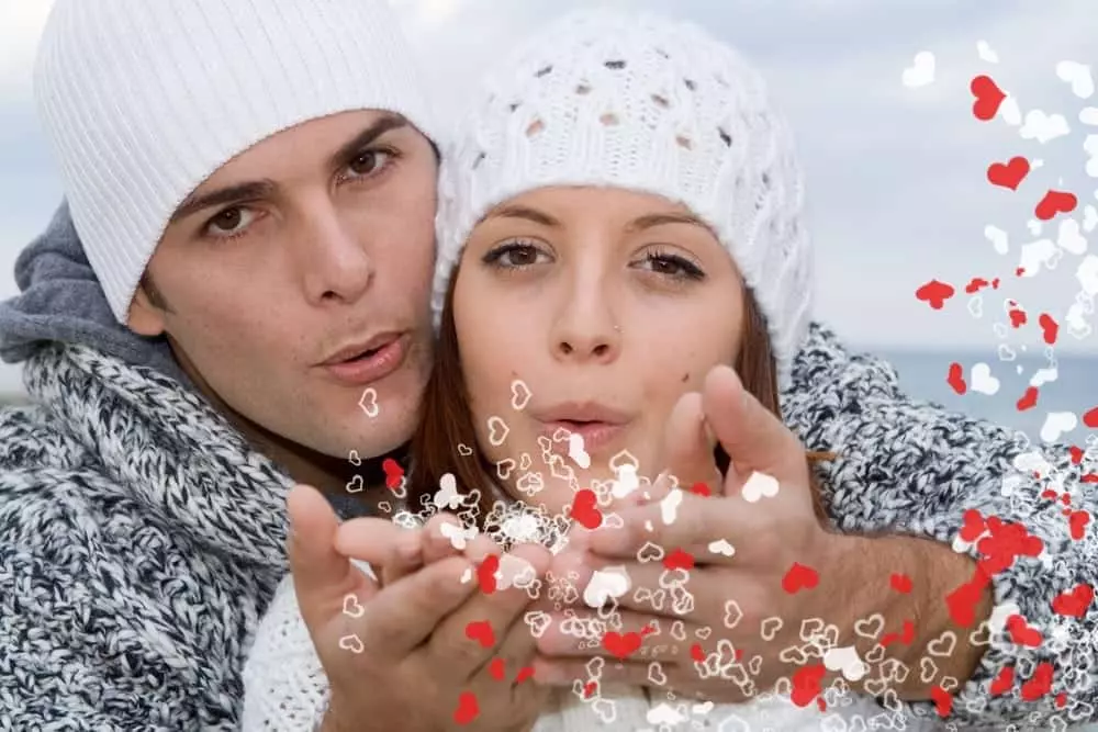 Couple enjoying Gatlinburg Valentine's Day