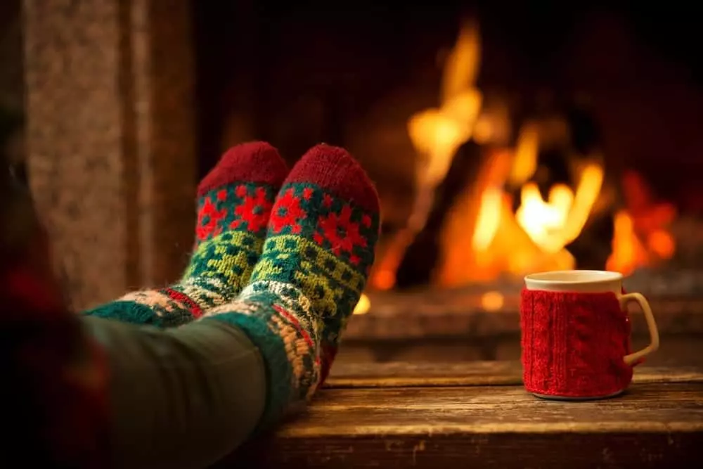 family enjoying Christmas in a Pigeon Forge cabin