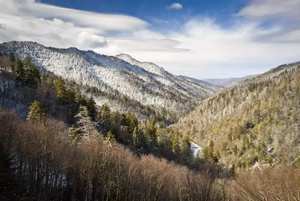 winter in the Smoky Mountains