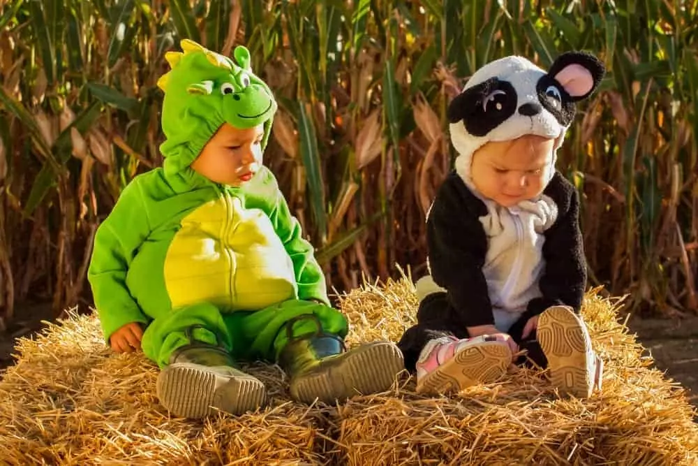 kids at the Halloween event at The Island in Pigeon Forge