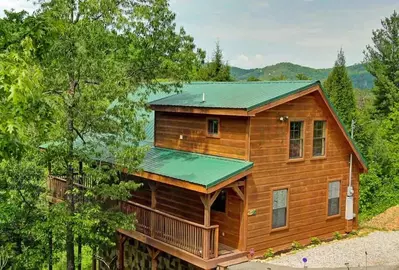 Up a Creek cabin on the river