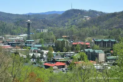 Aerial View of Gatlinburg