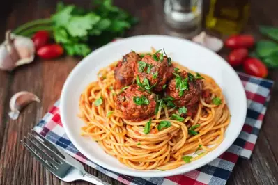 spaghetti and meatballs