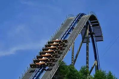 Wild Eagle roller coaster at Dollywood