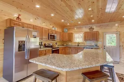 mountain lookout kitchen