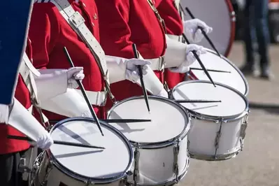 marching band at parade