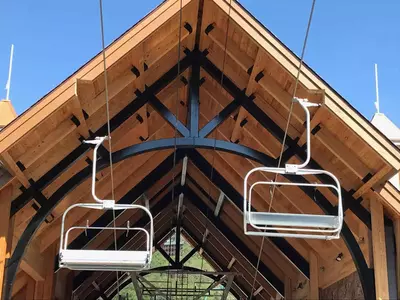 The Anakeesta chairlift in Gatlinburg Tn