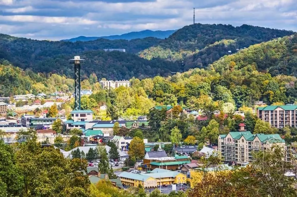 Photo of downtown Gatlinburg TN.