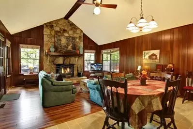 Bear Mountain Lodge Smoky Mountain cabin Living Room
