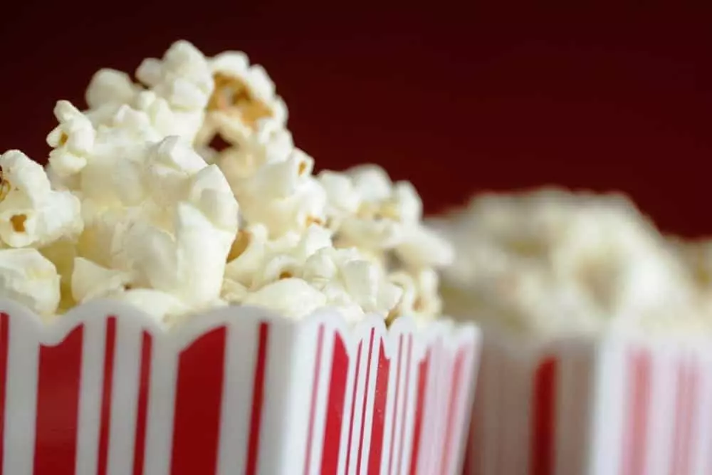 popcorn in Pigeon Forge vacaiton cabin rentals with home theater rooms