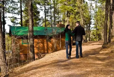 four bedroom cabin in Gatlinburg with wooded view