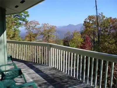 View of the Smokies in the fall
