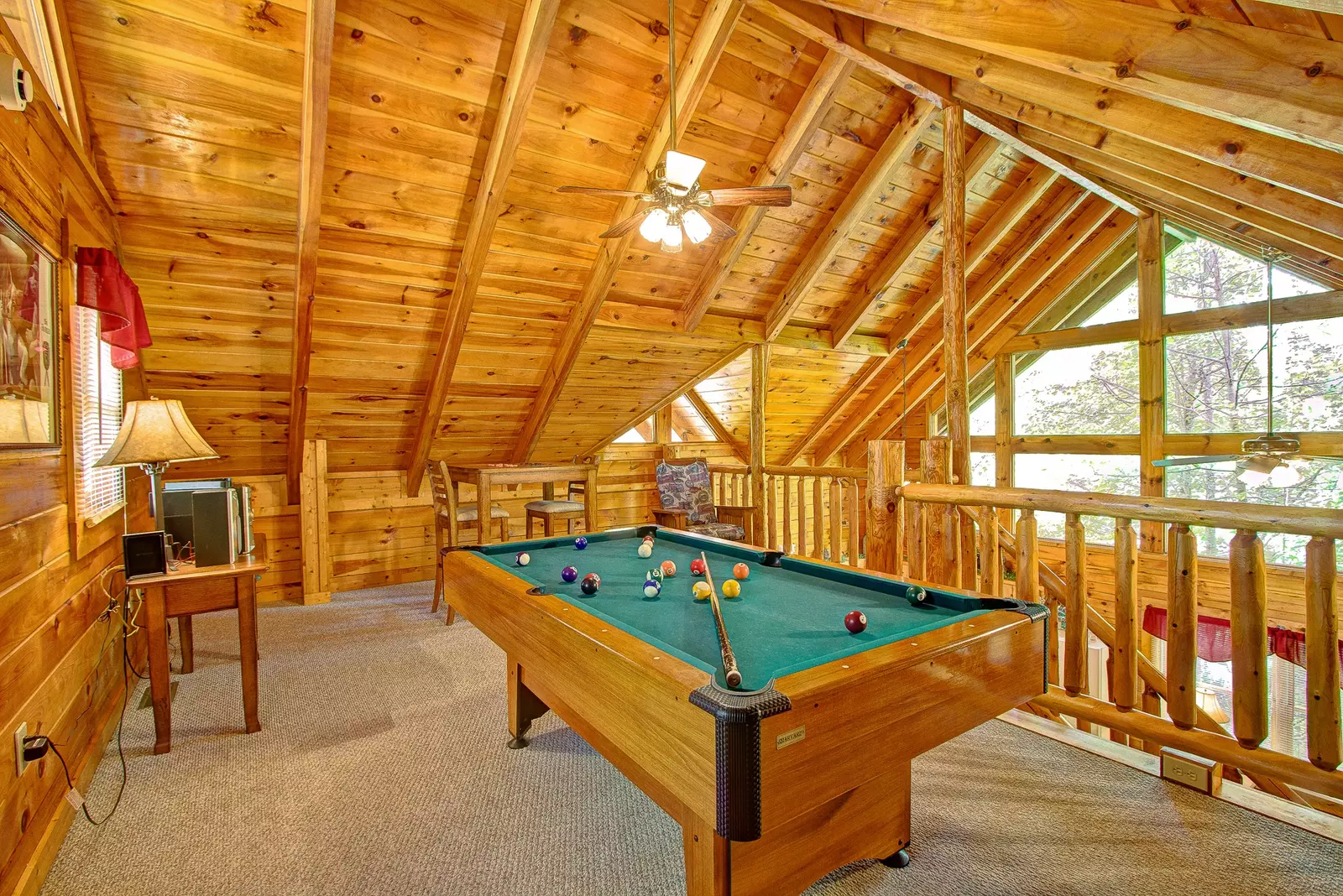 POOL TABLE IN LOFT