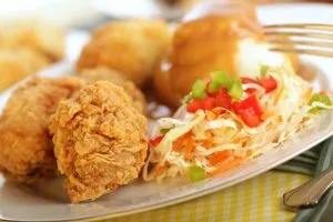 Fried-chicken-and-side-dishes-on-a-plate-300x200[1]