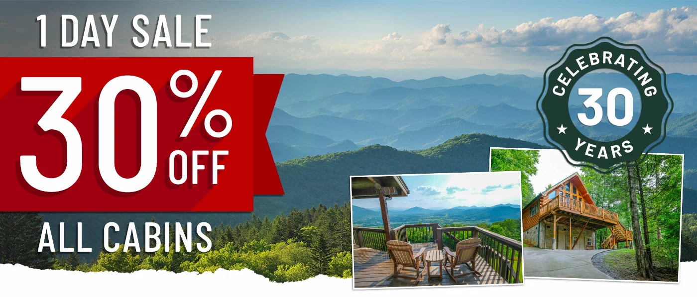 1 Day Sale 30% Off All Cabins