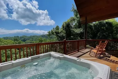majestic view is one of the top affordable cabins in Gatlinburg TN