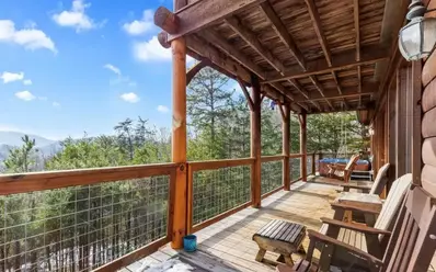 firepits and fireflies is one of our gatlinburg cabins with mountain views