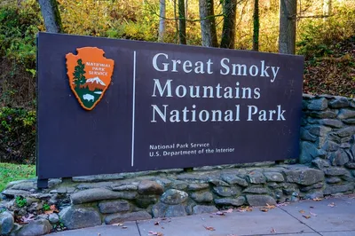 national park sign