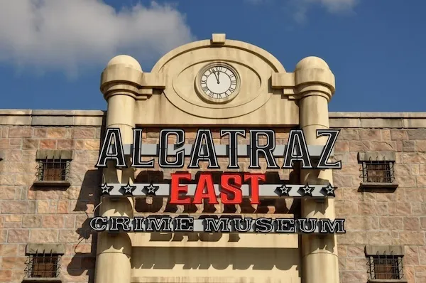alcatraz east crime museum is one of the top museums in Pigeon Forge