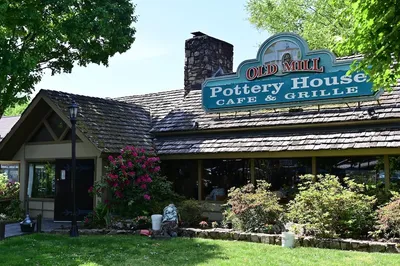 Pottery House Cafe at The Old Mill in Pigeon Forge