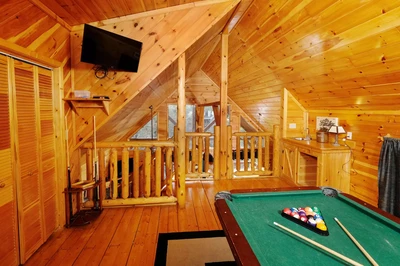 Up a Creek is one of the best 2 bedroom cabins in Sevierville