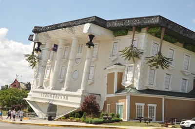 free attraction tickets to spots like wonderworks is a great way to have a budget friendly Smoky Mountain vacation