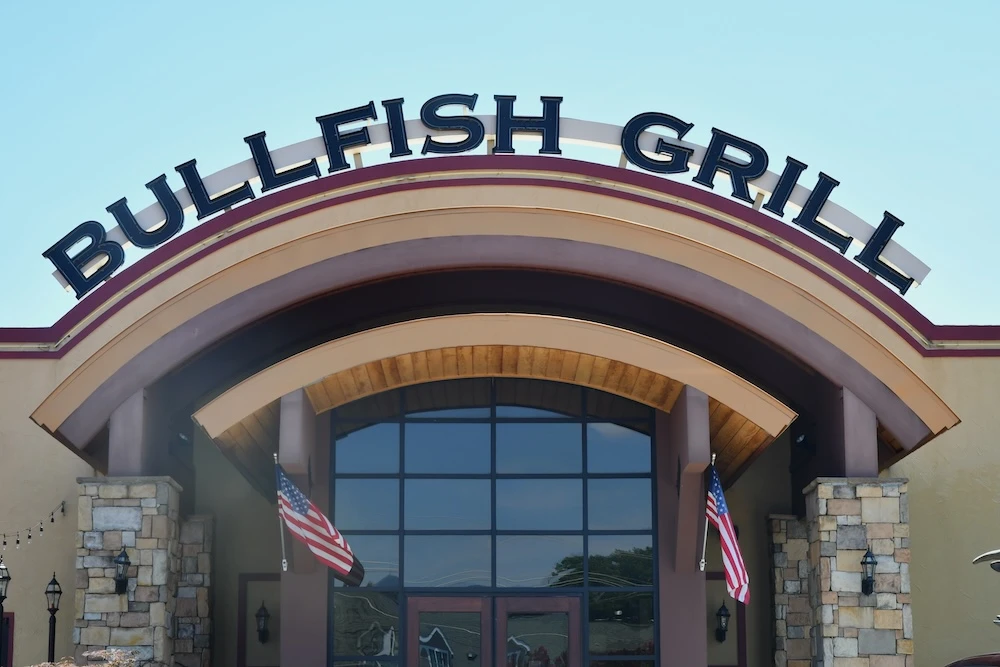bullfish grill is one of the most romantic restaurants in Pigeon Forge
