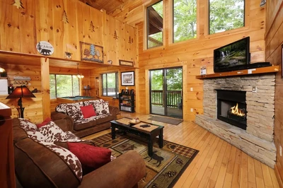 hazy days is one of our best 1 bedroom cabins in the Smoky Mountains